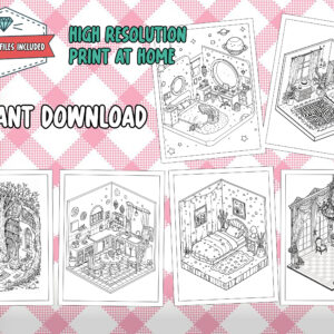 Alternative view of Pocket Rooms Coloring Pages